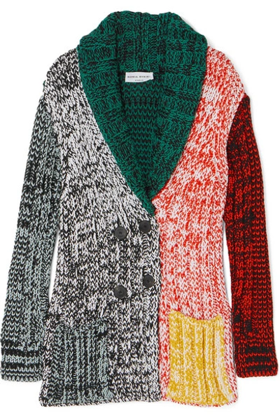 Shop Sonia Rykiel Crochet-knit Cardigan In Green