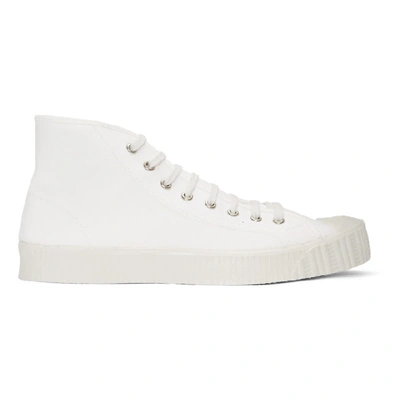 Shop Spalwart White Special Mid Sneakers