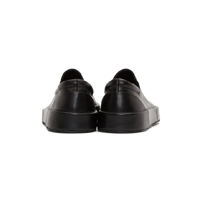 Shop Jil Sander Black Softy Slip-on Sneakers In 7041 Black