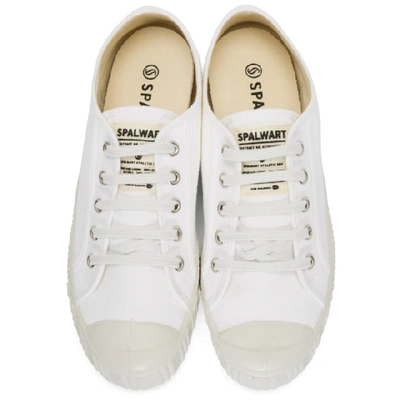 Shop Spalwart White Canvas Special Low Sneakers