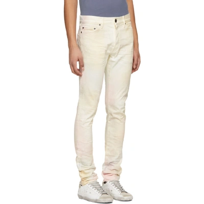 Shop John Elliott White The Cast 2 Jeans In Skittles