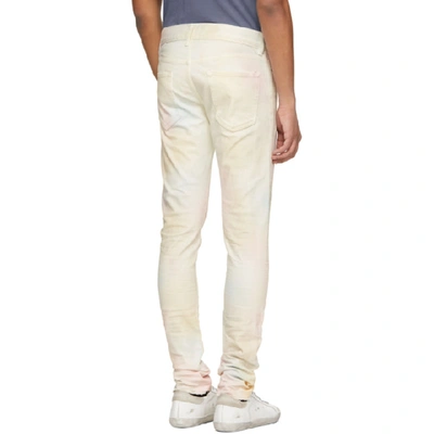 Shop John Elliott White The Cast 2 Jeans In Skittles