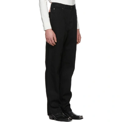 Shop Calvin Klein 205w39nyc Black Oversize Jeans