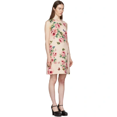 Shop Dolce & Gabbana Pink Rose Dress