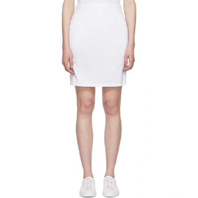Givenchy White Logo Web Miniskirt