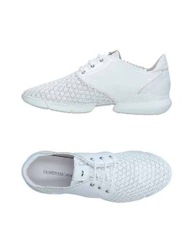 Shop Alberto Guardiani Sneakers In White