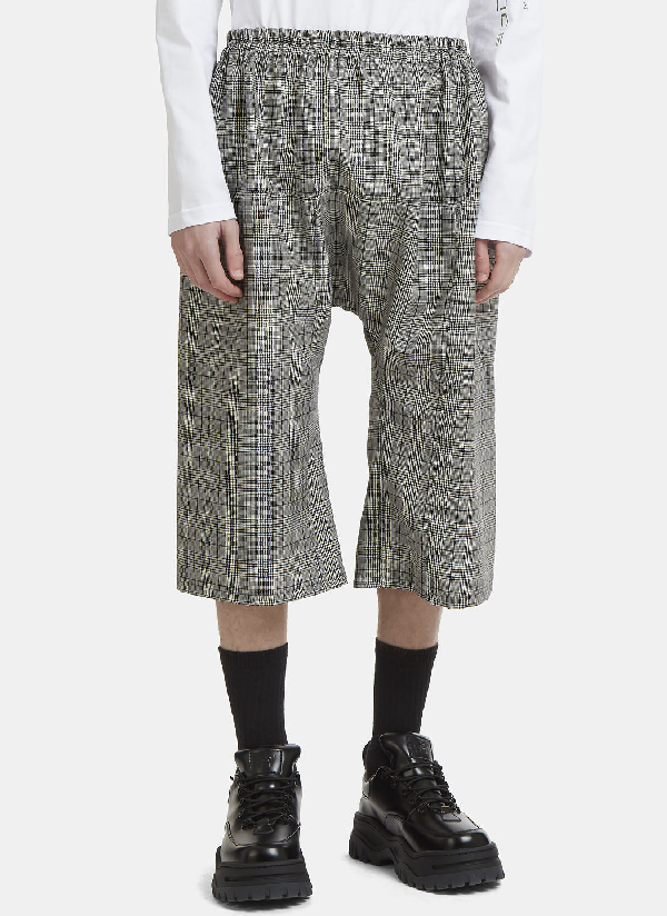 raf simons plaid pants