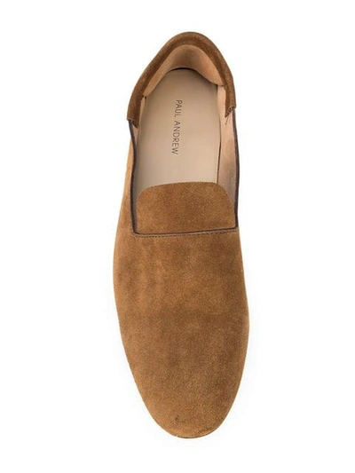 Shop Paul Andrew Classic Loafers - Brown