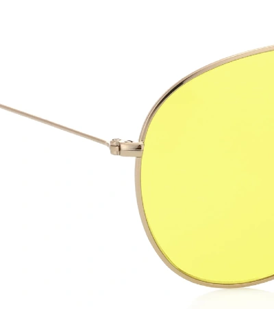 Shop Acne Studios Howard Sunglasses In Yellow