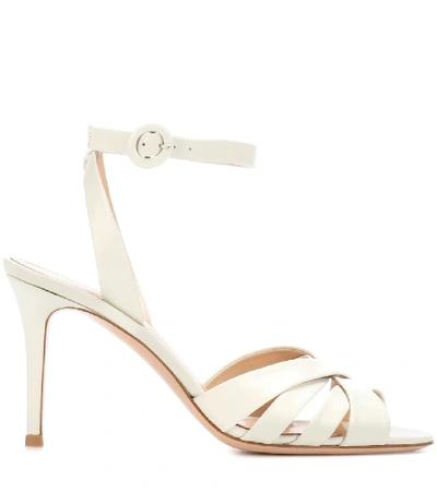 Shop Gianvito Rossi Exclusive To Mytheresa.com - Multi-strap High Leather Sandals In White