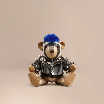 Shop Burberry The Punk Thomas Bear In Camel