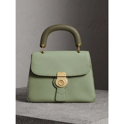 Shop Burberry The Medium Dk88 Top Handle Bag In Celadon Green