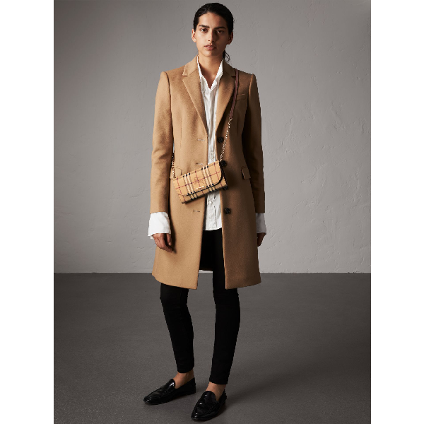 burberry haymarket wallet on chain