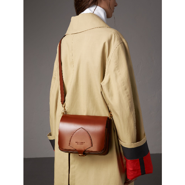 Square Satchel In Bridle Leather In Tae 