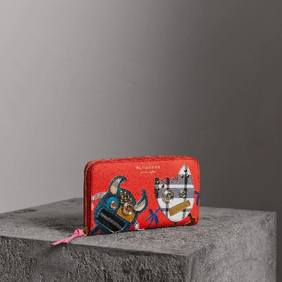 Burberry creature wallet hotsell