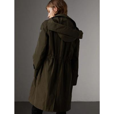 Shop Burberry Detachable Hood Showerproof Car Coat