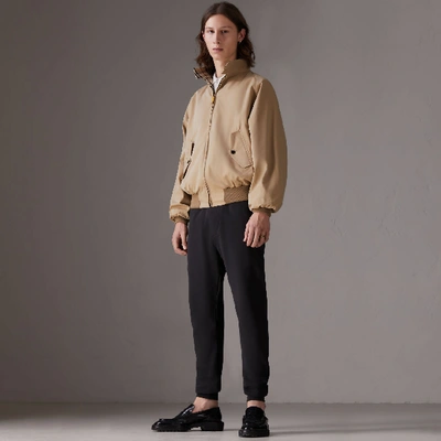 Shop Burberry Gosha X  Reversible Harrington Jacket In Honey