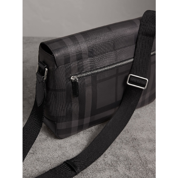 burberry london check messenger bag