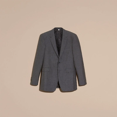 Shop Burberry Modern Fit Wool Suit In Charcoal