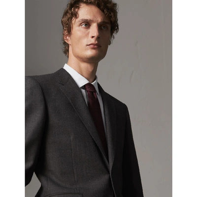 Shop Burberry Modern Fit Wool Suit In Charcoal