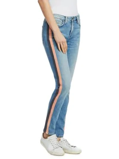 Shop Sandrine Rose Hyde Tuxedo Stripe Skinny Jeans In By Water