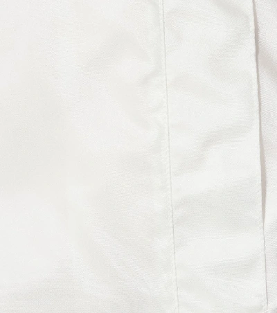 Shop Prada Transparent Coat In White
