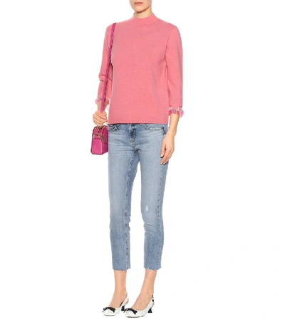 Shop Marc Jacobs Wool And Cashmere Sweater In Pink