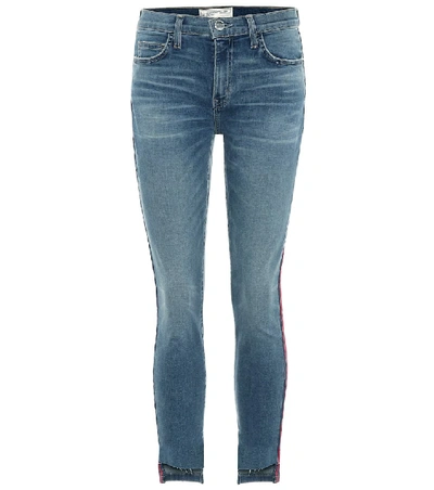 Shop Current Elliott The Stilleto Skinny Jeans In Blue