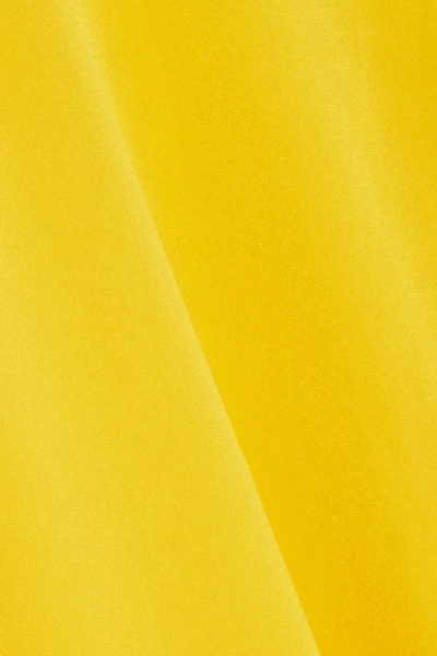 Shop Stella Mccartney Asymmetric Cady Top In Yellow