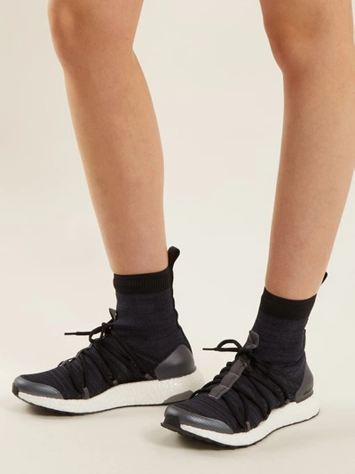 Adidas By Stella Mccartney Sneakers Ultraboost X Mid Collaboration With Stella  Mccartney In Black | ModeSens
