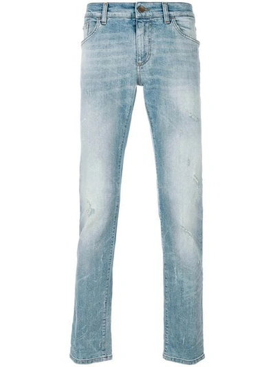 Shop Dolce & Gabbana Distressed Jeans - S9001