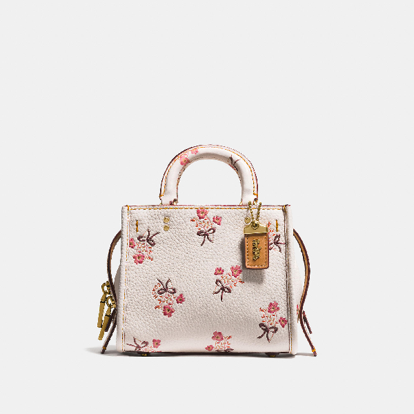 coach floral bow print
