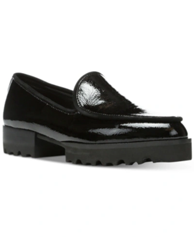 Shop Donald Pliner Donald J Pliner Women's Elen Loafers Women's Shoes In Black