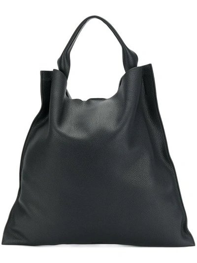 Shop Jil Sander Xiao Shoulder Bag In Black