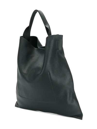 Shop Jil Sander Xiao Shoulder Bag In Black
