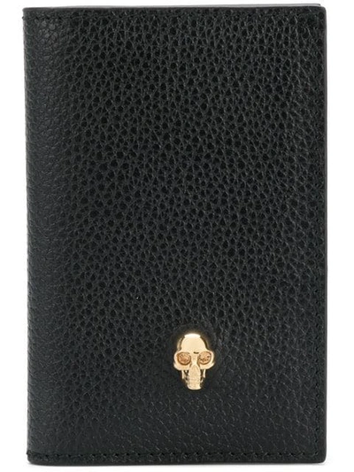 Shop Alexander Mcqueen Skull Pocket Organizer In Black