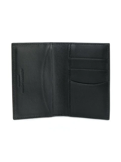 Shop Alexander Mcqueen Skull Pocket Organizer In Black