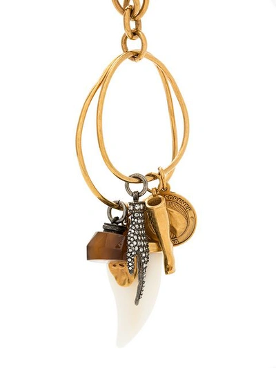 Shop Sonia Rykiel Shark Tooth Charm Chain Necklace