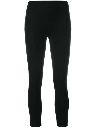 Shop Joseph Cropped Leggings In Black