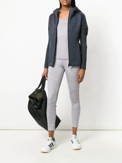 Shop Adidas By Stella Mccartney Performance Essentials Long Leggings - Grey
