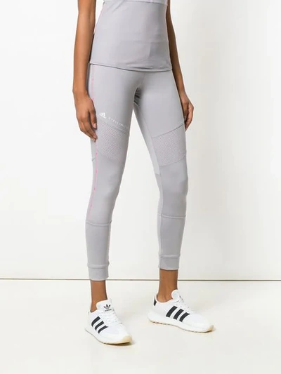 Shop Adidas By Stella Mccartney Performance Essentials Long Leggings - Grey