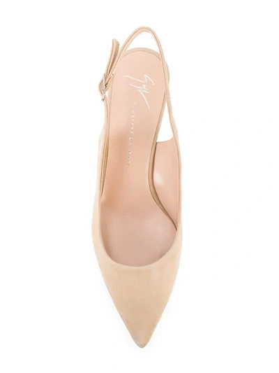 Shop Giuseppe Zanotti Slingback Mid Heel Pumps