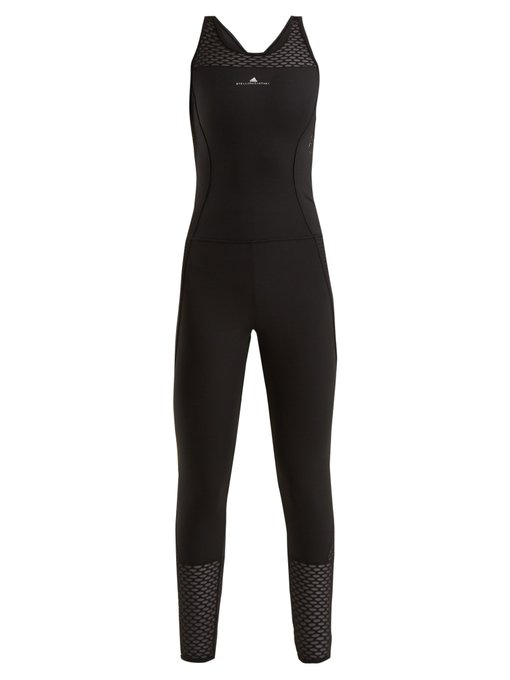 Adidas By Stella Mccartney Training Ultimate All-in-one Jumpsuit In Black |  ModeSens