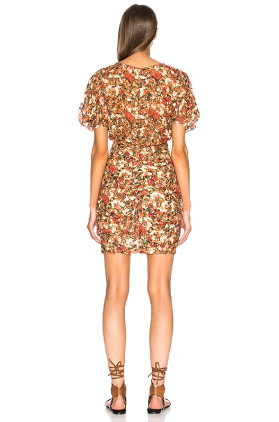 Shop Isabel Marant Face Dress In Red.