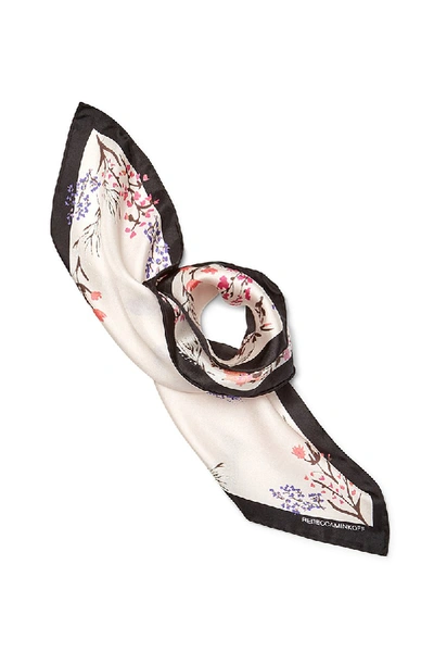 Shop Rebecca Minkoff Love Doves Bandana In Pink