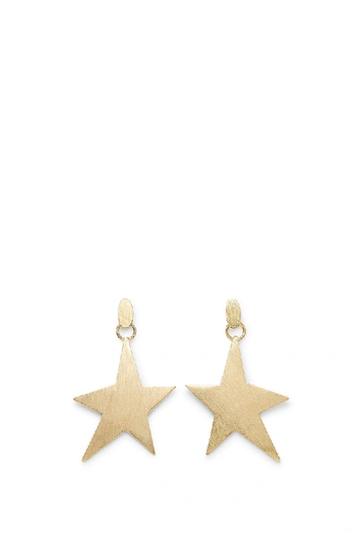 Shop Rebecca Minkoff Star Girl Drama Earrings In Gold