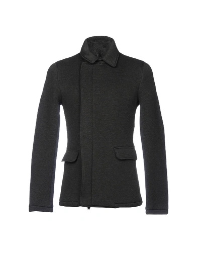 Shop Emporio Armani Jacket In Steel Grey