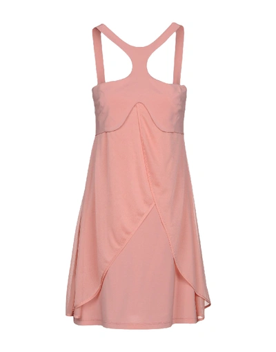 Shop Emporio Armani Short Dress In Pink