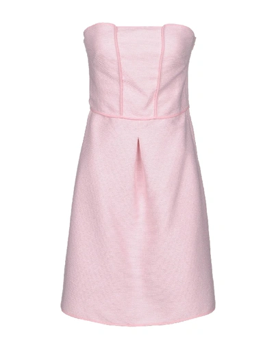 Shop Emporio Armani Short Dresses In Pink