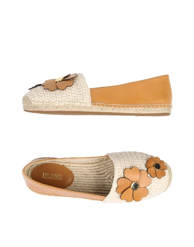 Shop Michael Michael Kors Espadrilles In Ivory